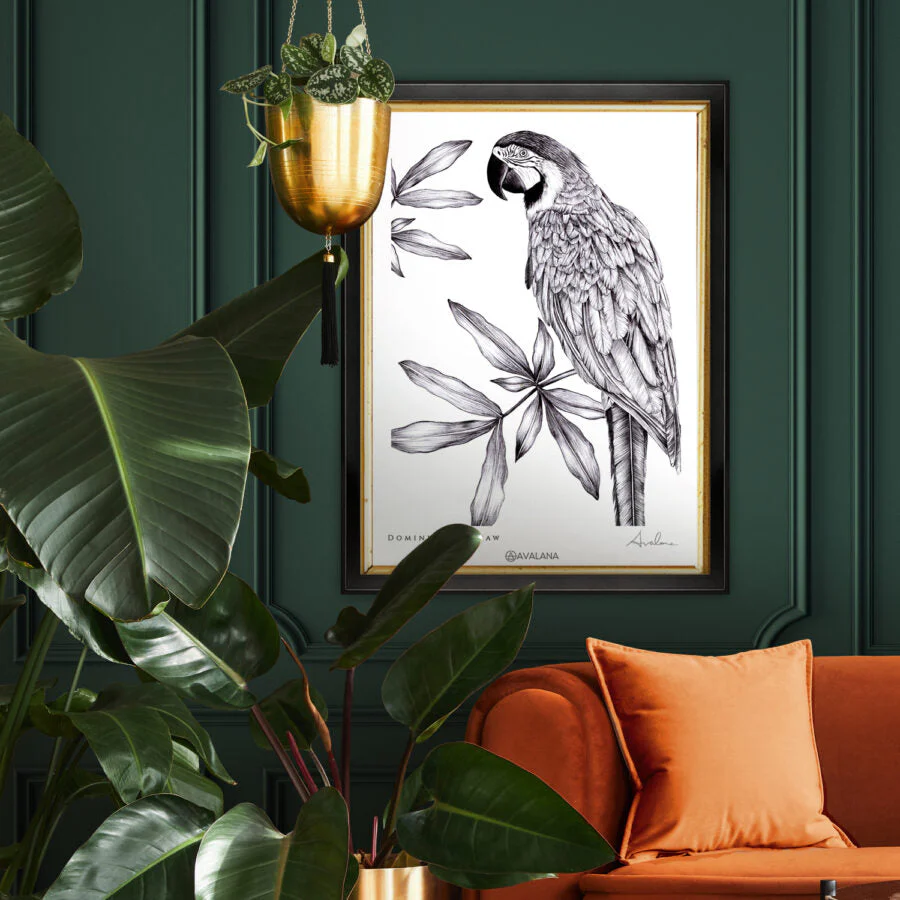 Avalana Dominican Macaw Art Print - Image 2