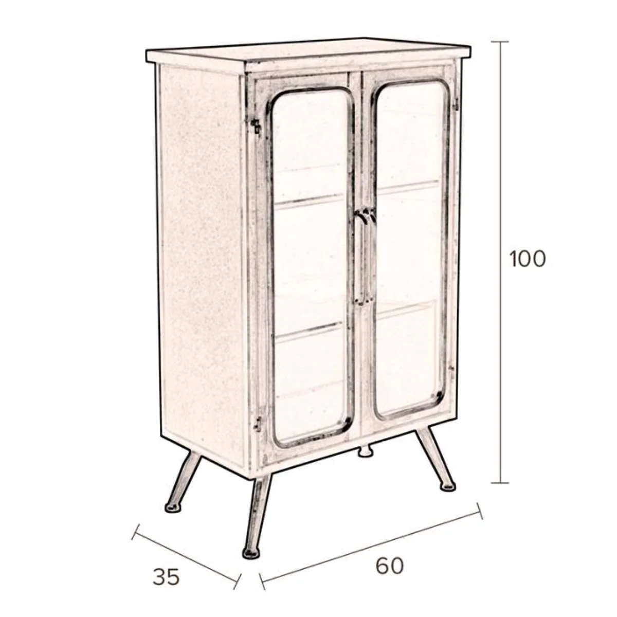 Dutch Bone Cabinet Denza - Image 9