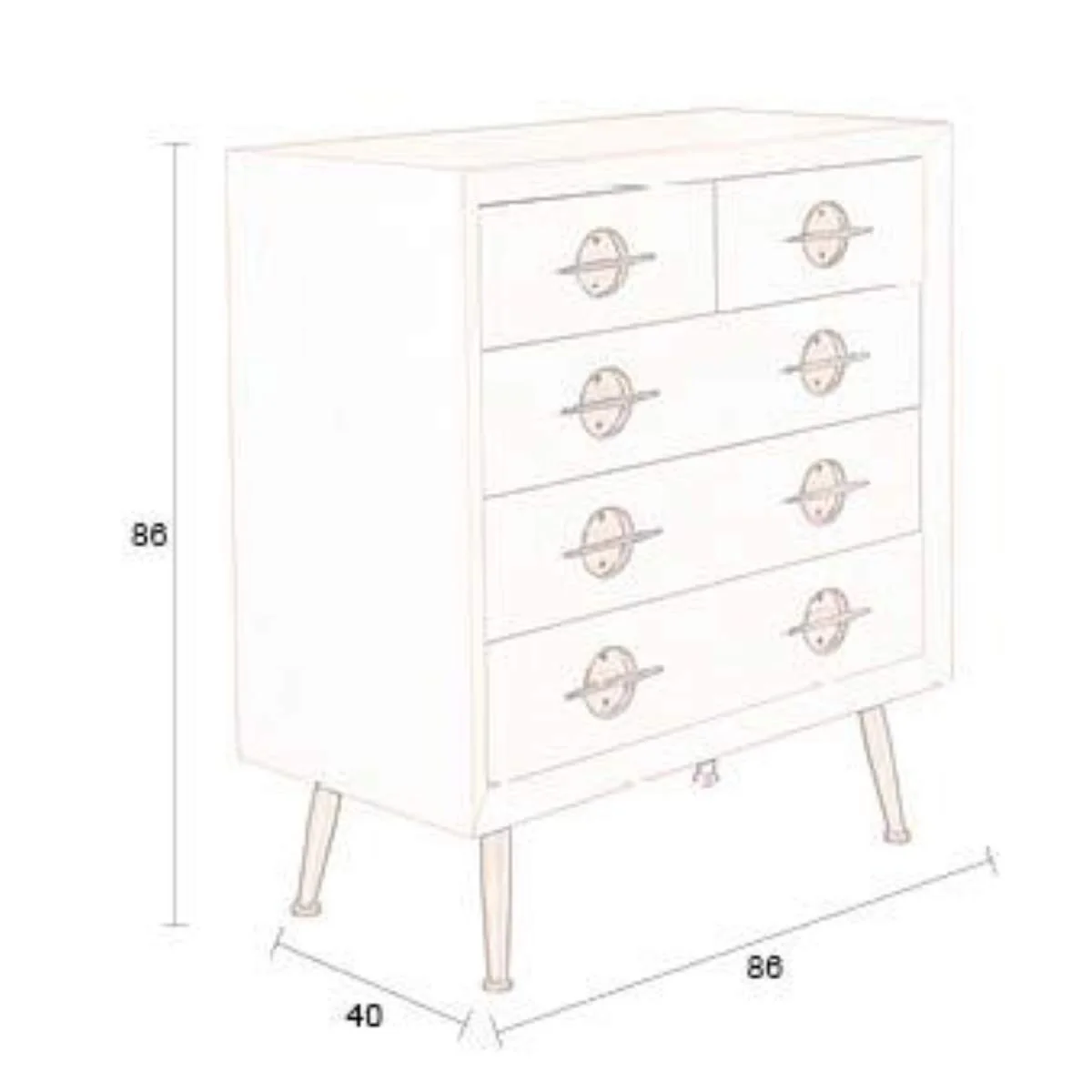 Dutch Bone Cabinet Edson - Image 8