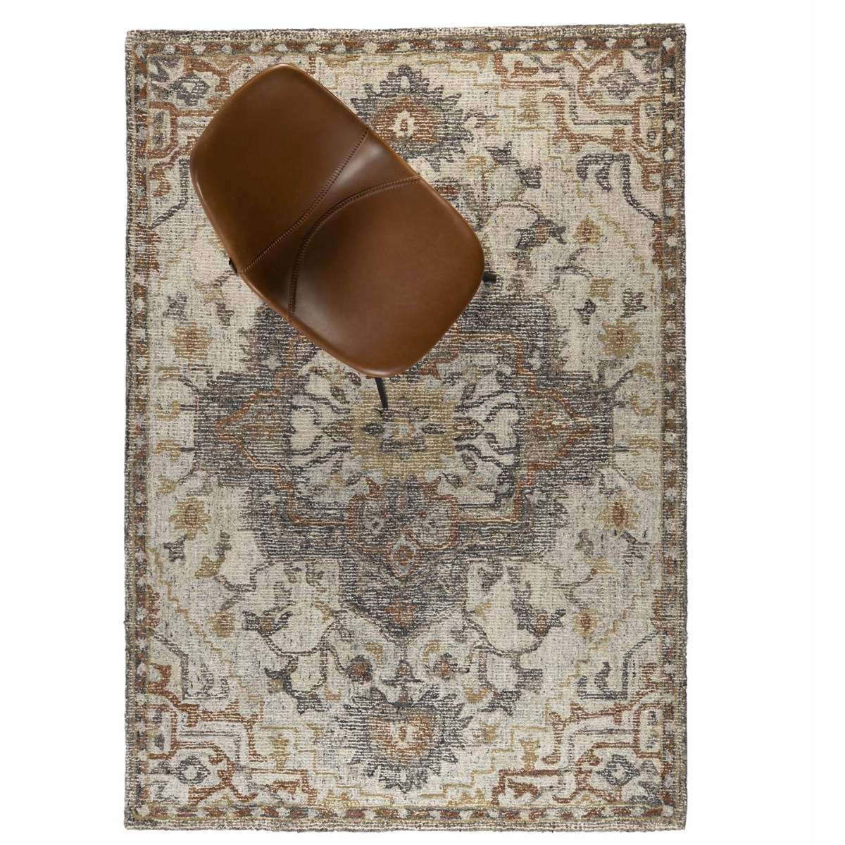 Dutch Bone Carpet Amori Grey/Brick - Image 2