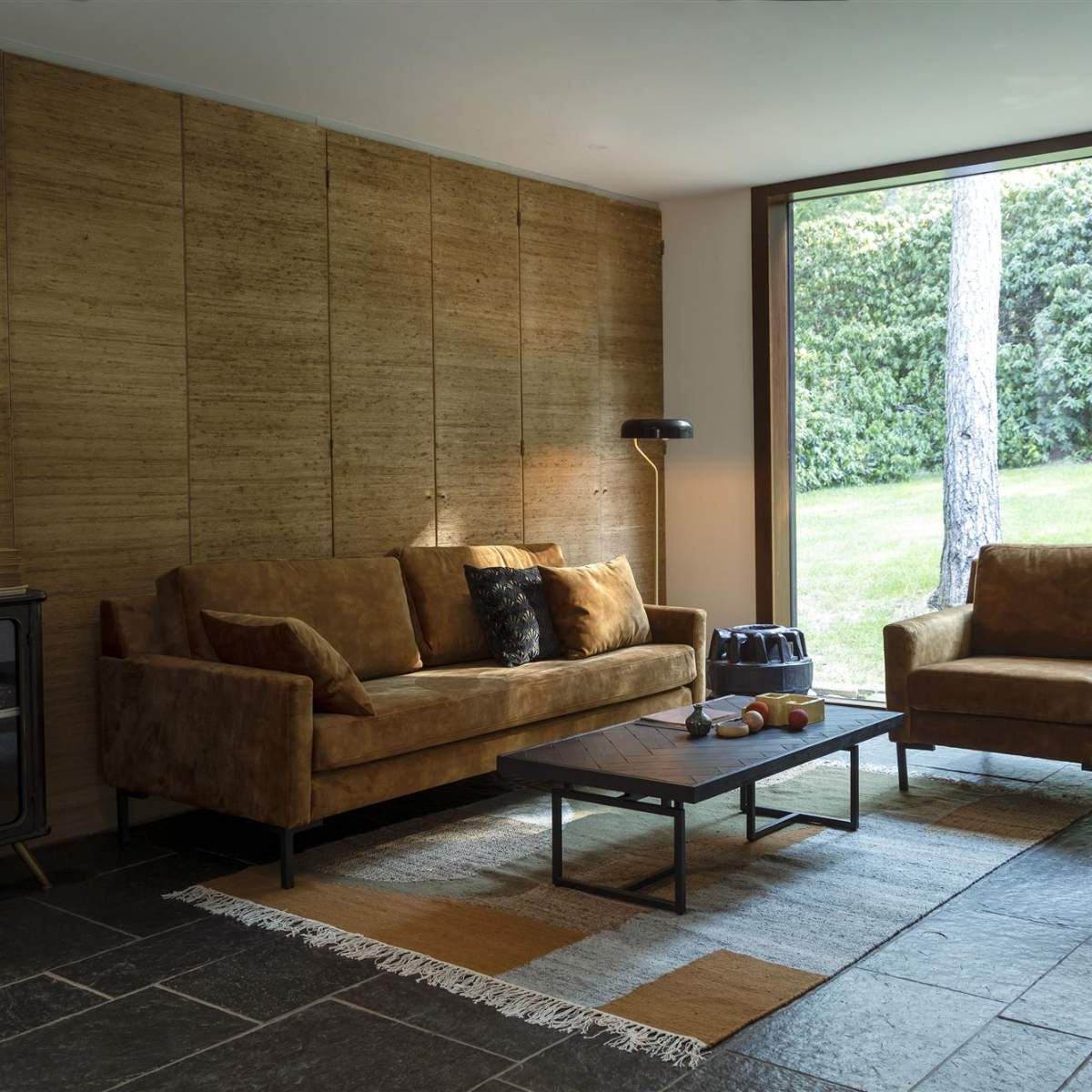 Dutch Bone Carpet Pavilion Natural Green Brown - Image 9