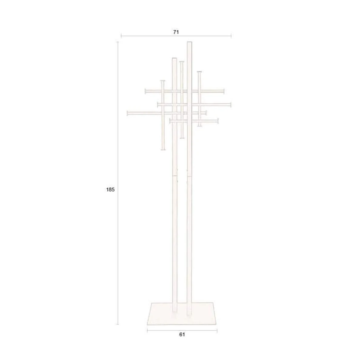 Dutch Bone Coat Rack Rumex - Image 3