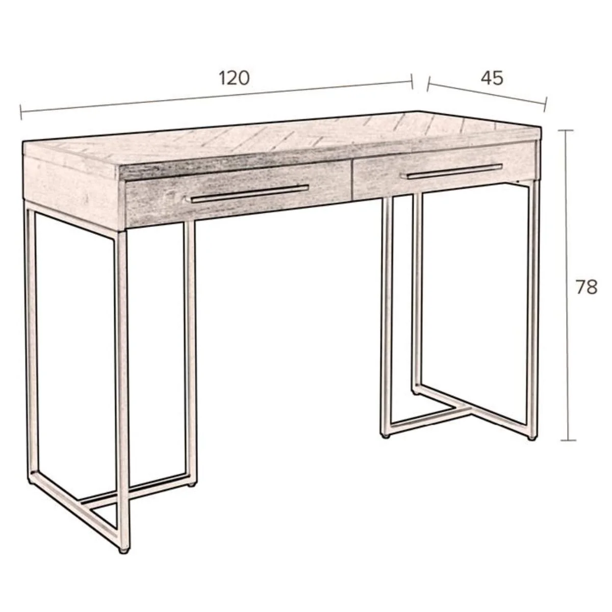 Dutch Bone Console Table Class - Image 11