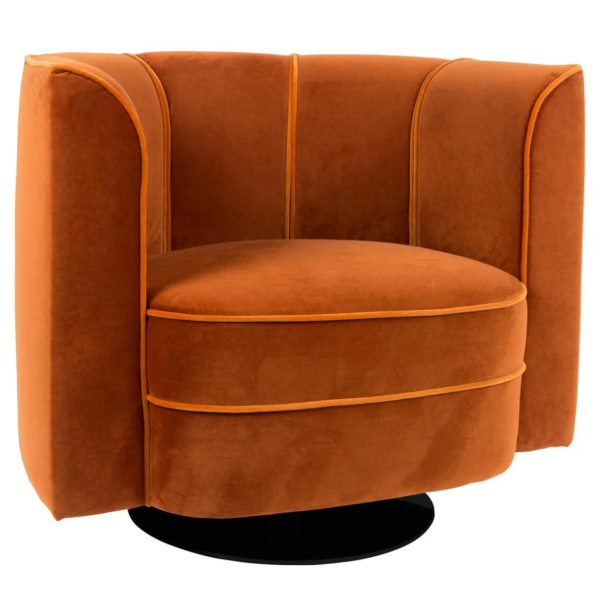 Dutch Bone Lounge Chair Flower Orange - Image 2