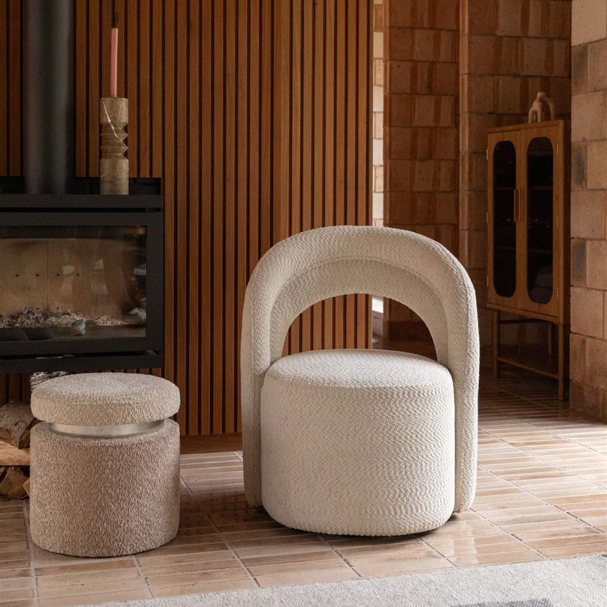 Dutch Bone Lounge Chair Seina Swivel Beige - Image 14