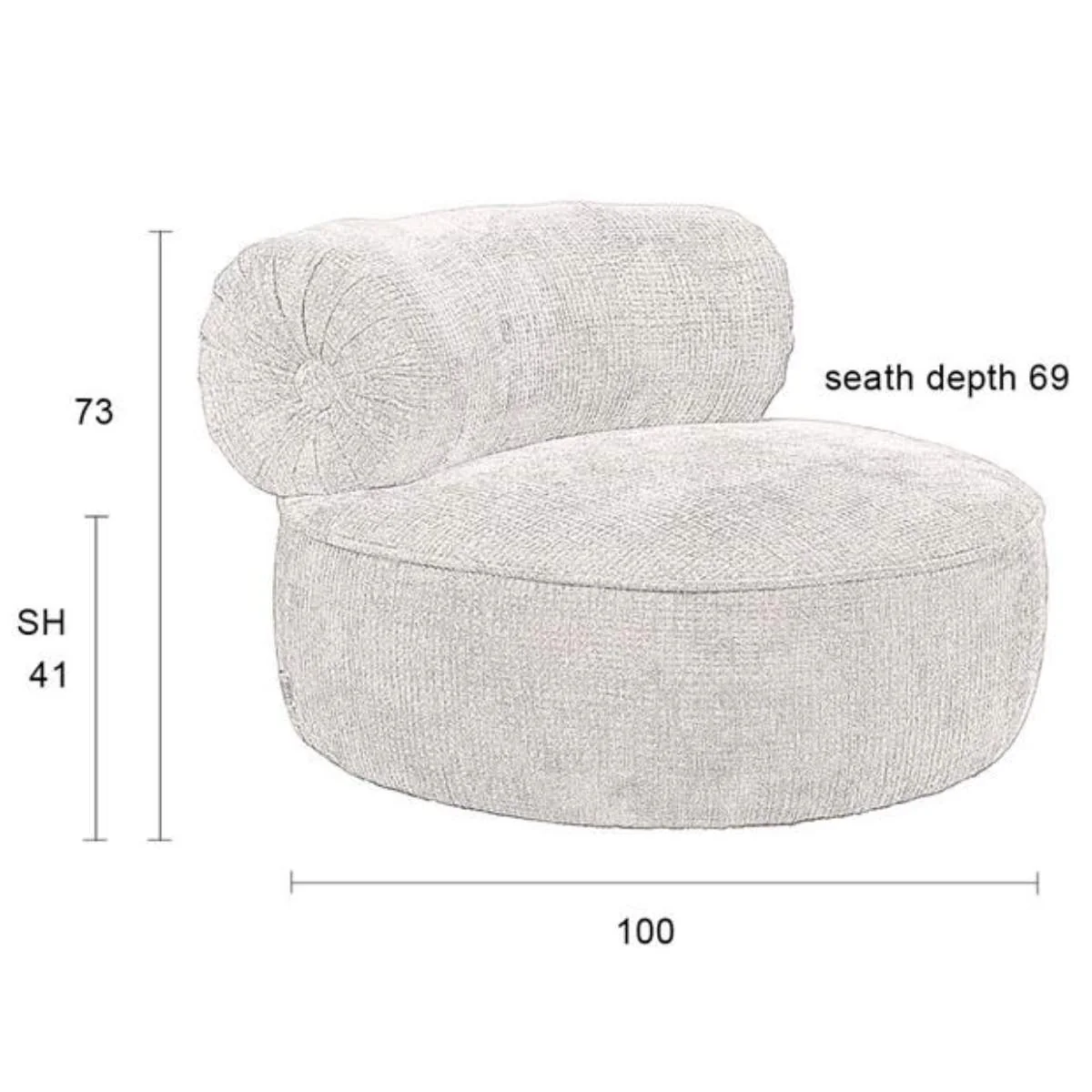Dutch Bone Lounge Chair Tilbury - Image 19