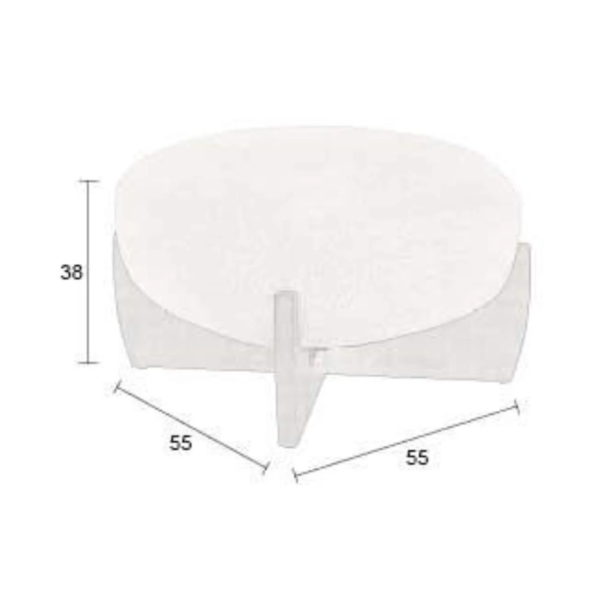 Dutch Bone Pouf Emilius Beige - Image 7