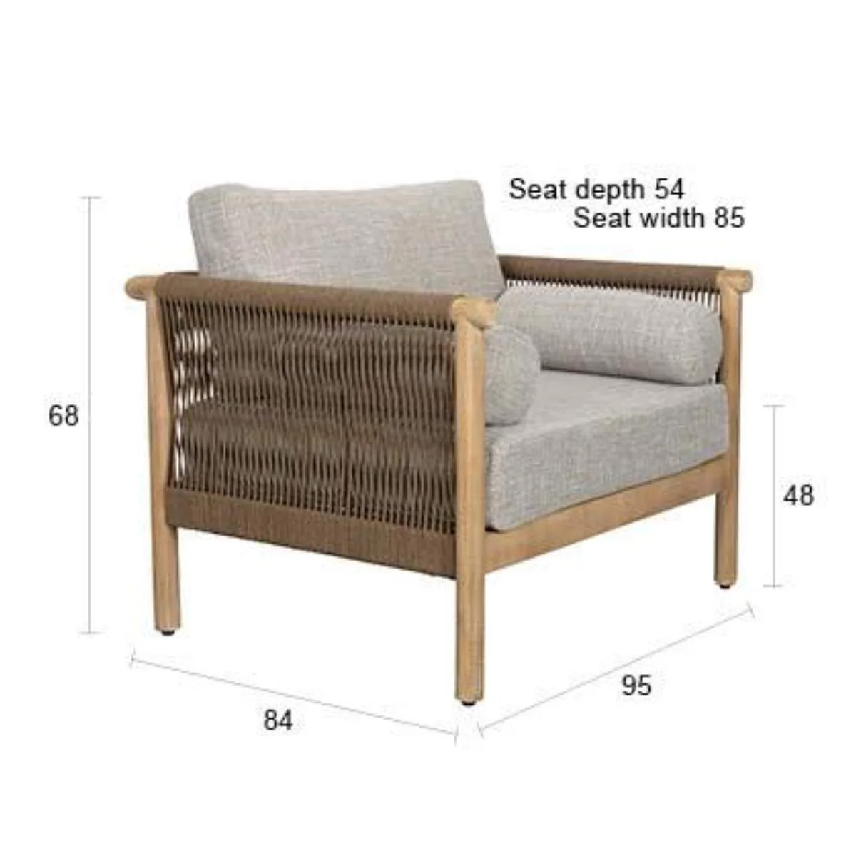 Dutch Bone Set Outdoor Oasis (Sofa + Coffee Table + 2 Lounge Chair ) - Image 20