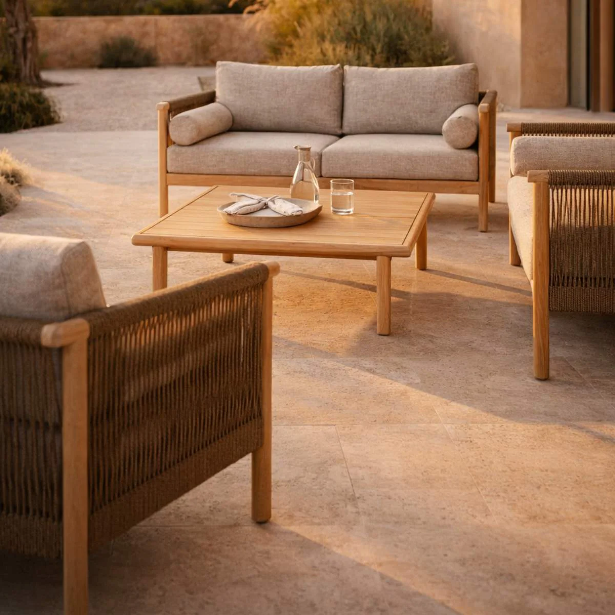 Dutch Bone Set Outdoor Oasis (Sofa + Coffee Table + 2 Lounge Chair ) - Image 22