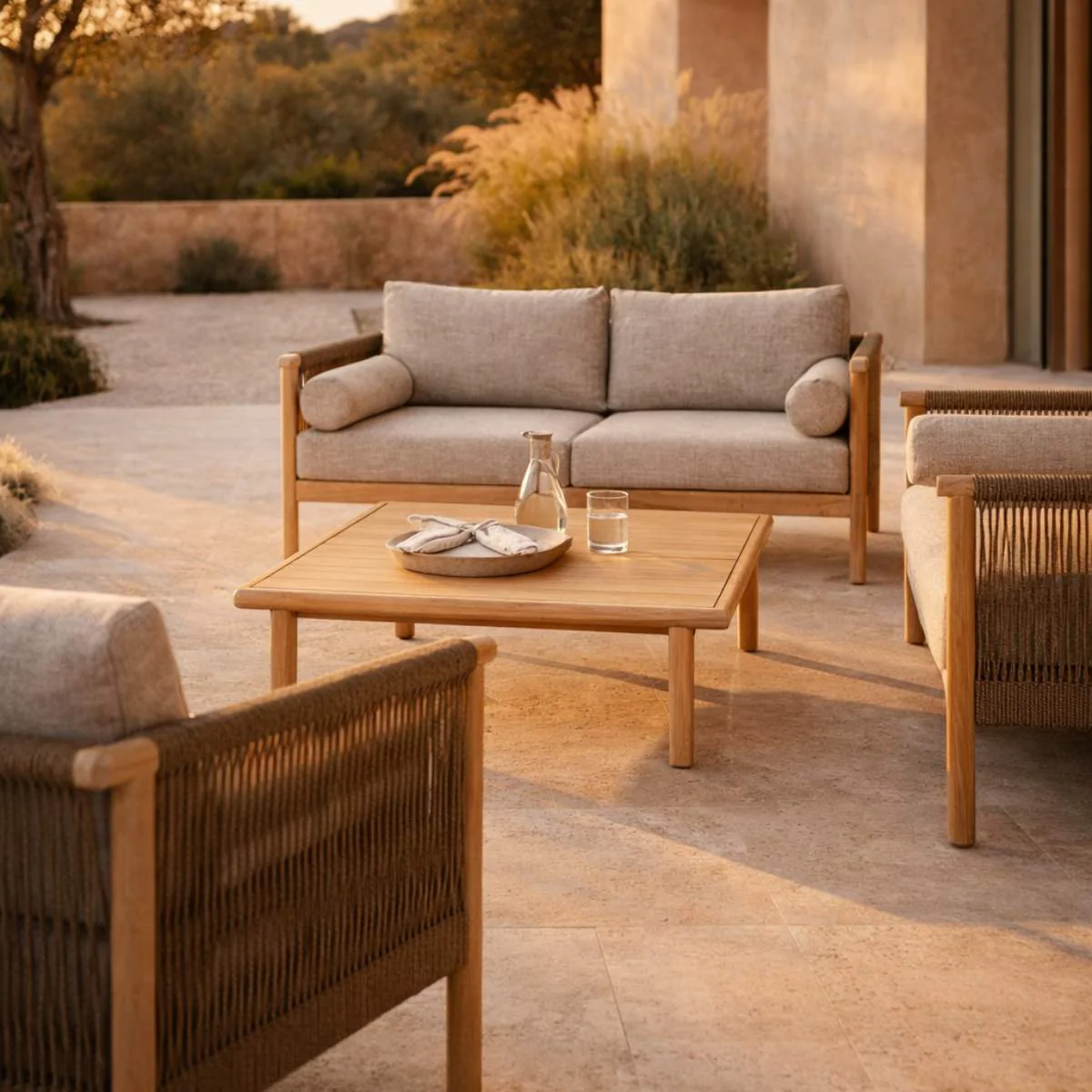 Dutch Bone Set Outdoor Sofa Oasis + Coffee Table - Image 16