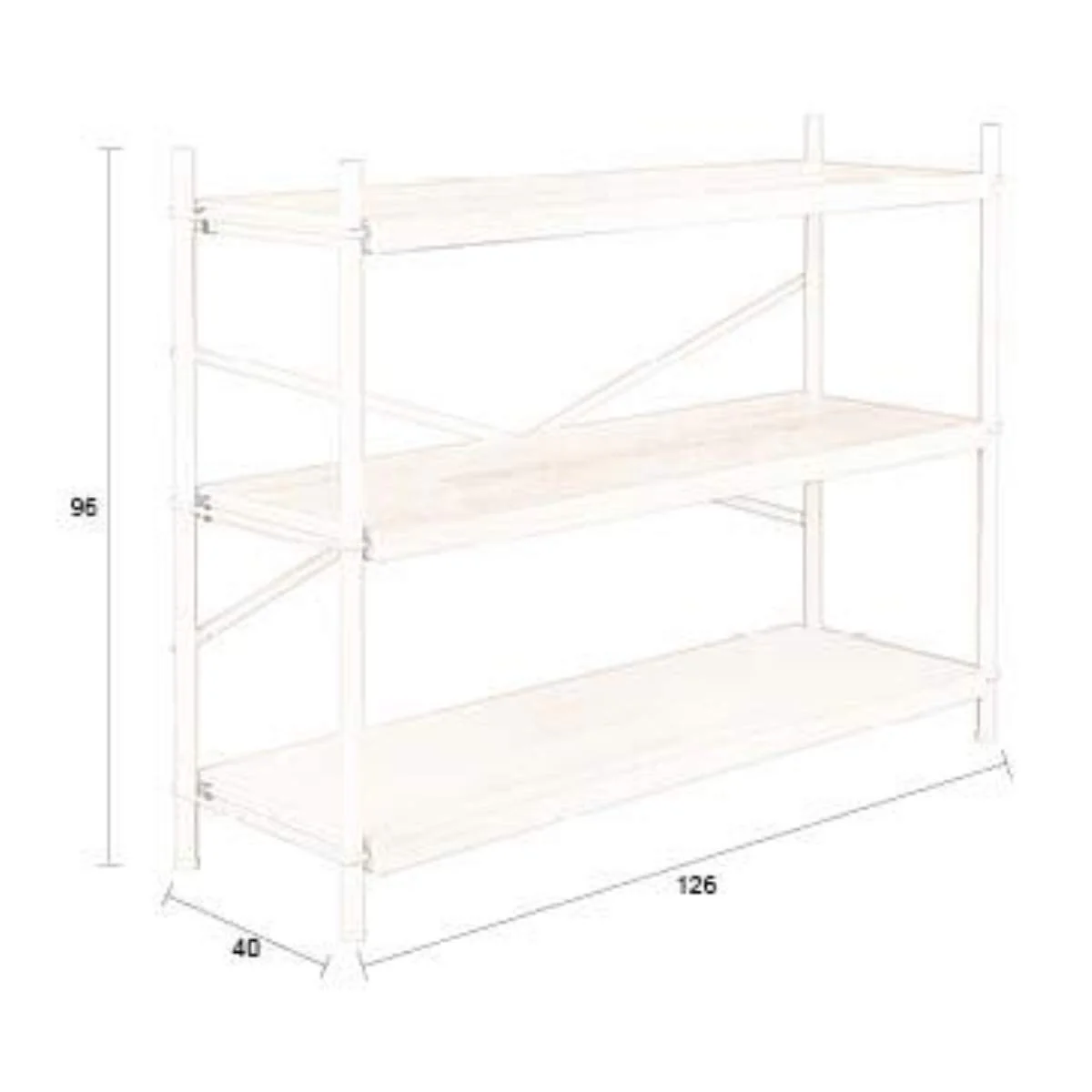 Dutch Bone Shelf Iron Beige - Image 16