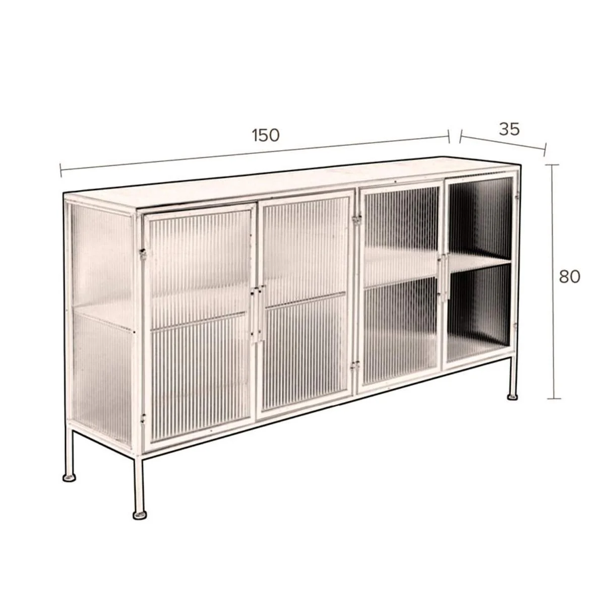 Dutch Bone Sideboard Boli - Image 12