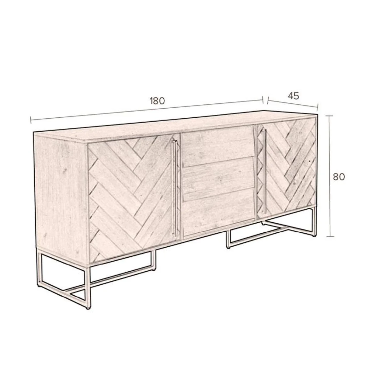 Dutch Bone Sideboard Class - Image 12