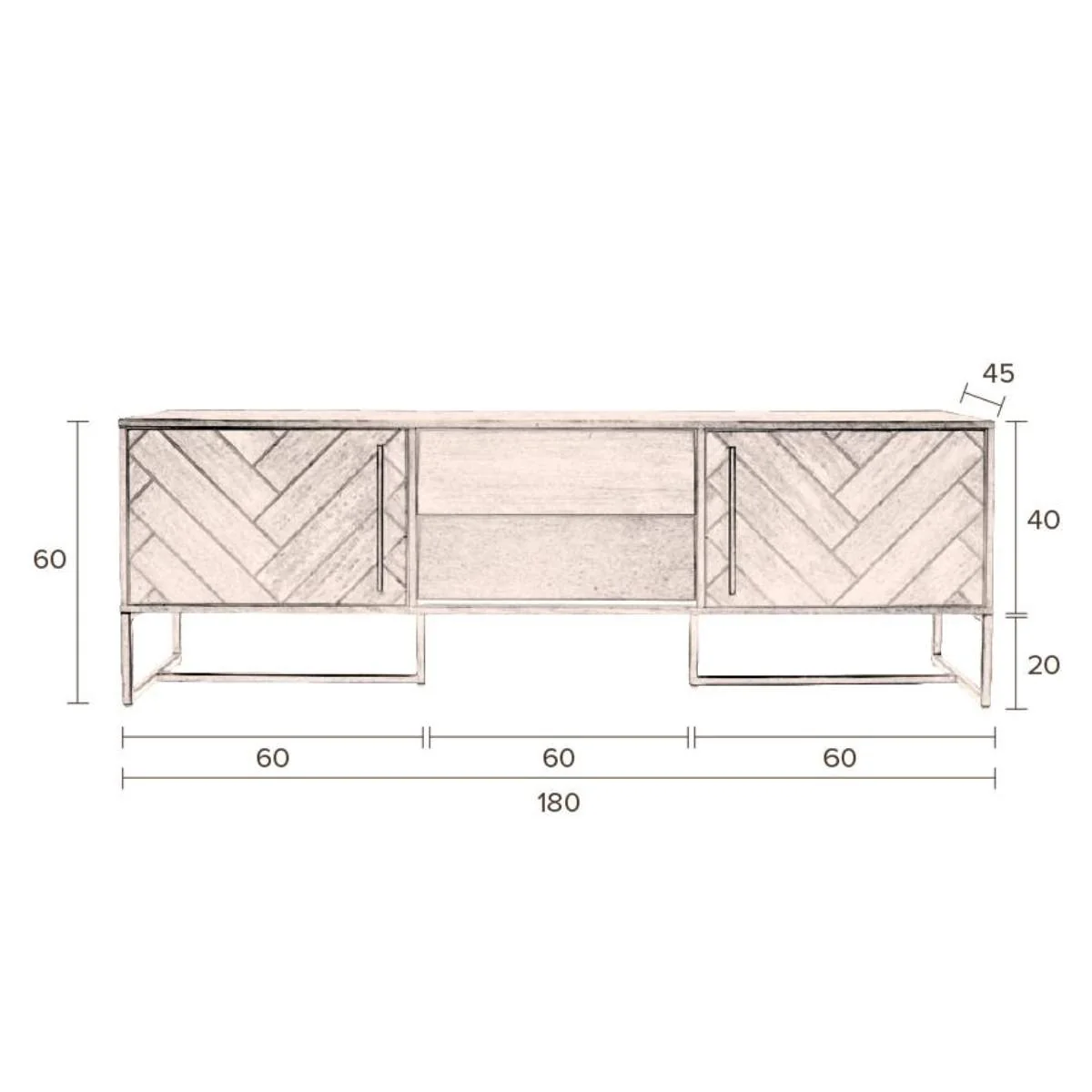 Dutch Bone Sideboard Class - Image 16