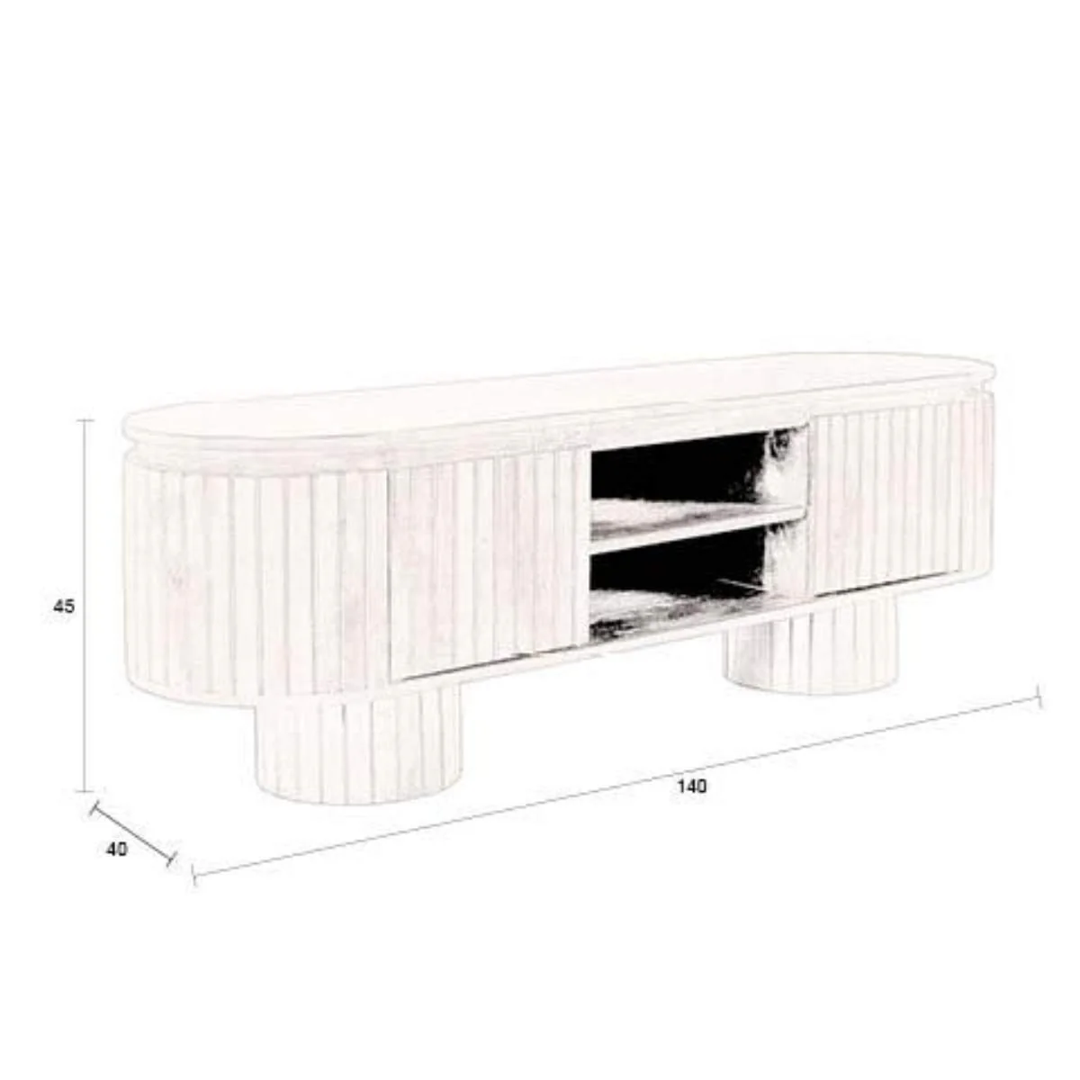 Dutch Bone Sideboard Kenji - Image 8