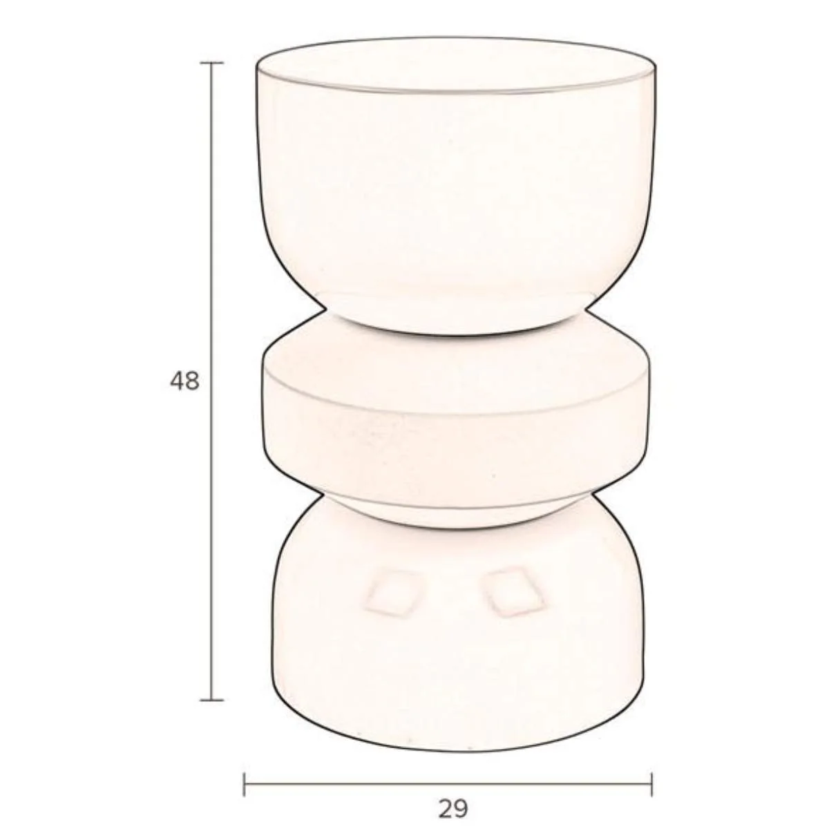 Dutch Bone Stool Apollo - Image 9