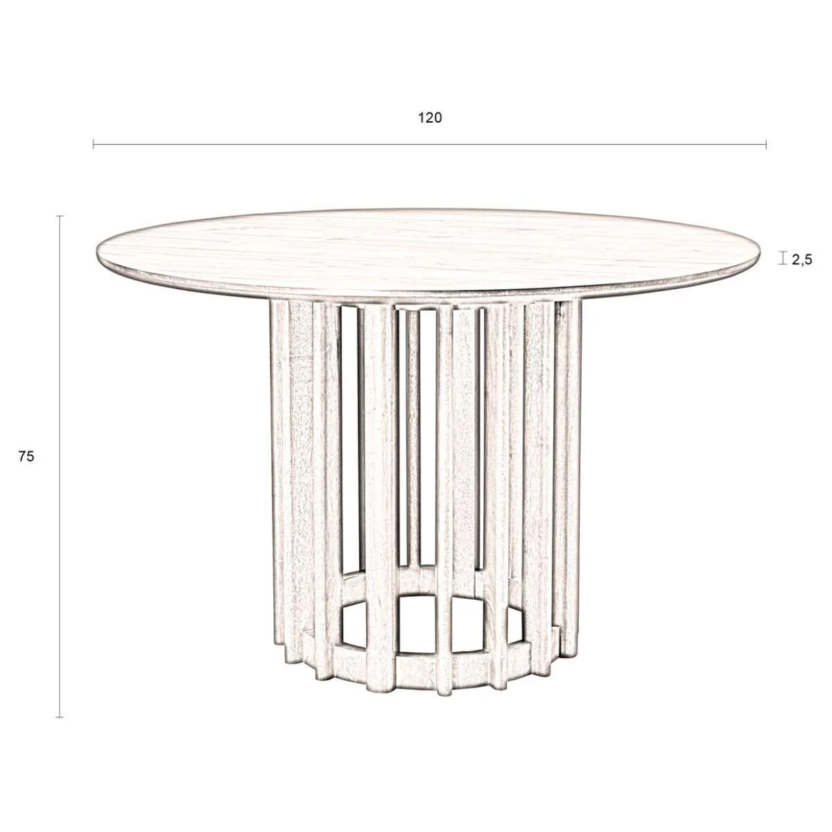 Dutch Bone Table Barlet - Image 13