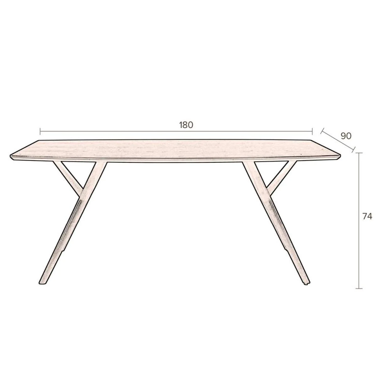 Dutch Bone Table Malaya - Image 8