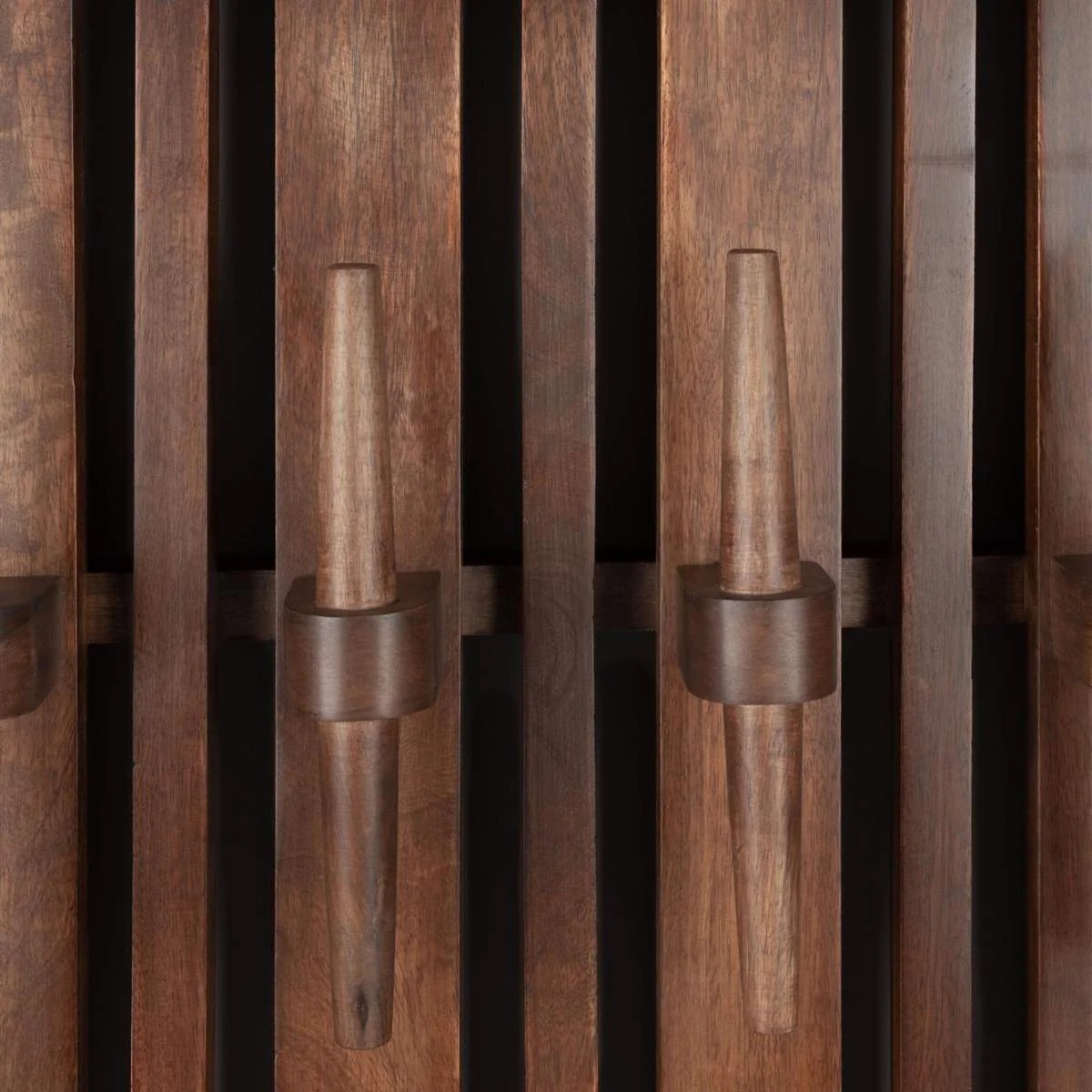 Dutch Bone Wall Coat Rack Shelf Jakub Walnut - Image 2