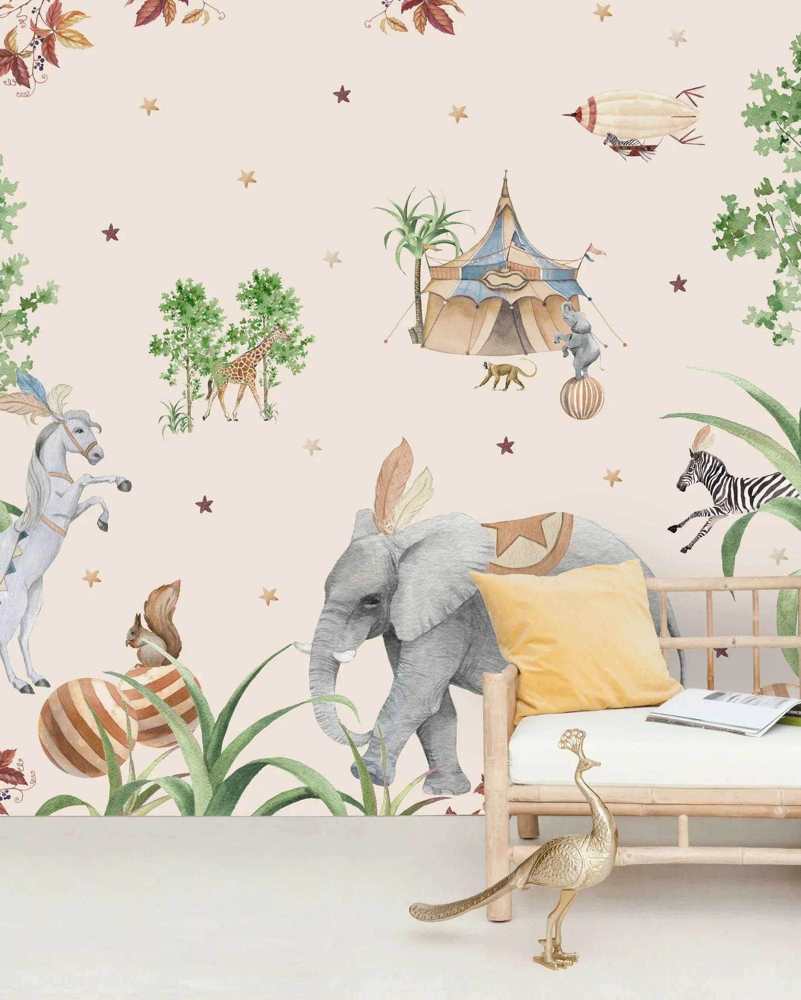 Creative Lab Amsterdam Elephant Setting Wallpaper Mural - Image 5