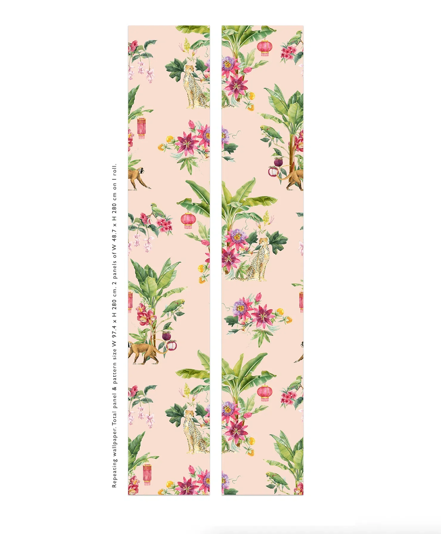Creative Lab Amsterdam Floral Festival Pink Repetitive Wallpaper - Image 3