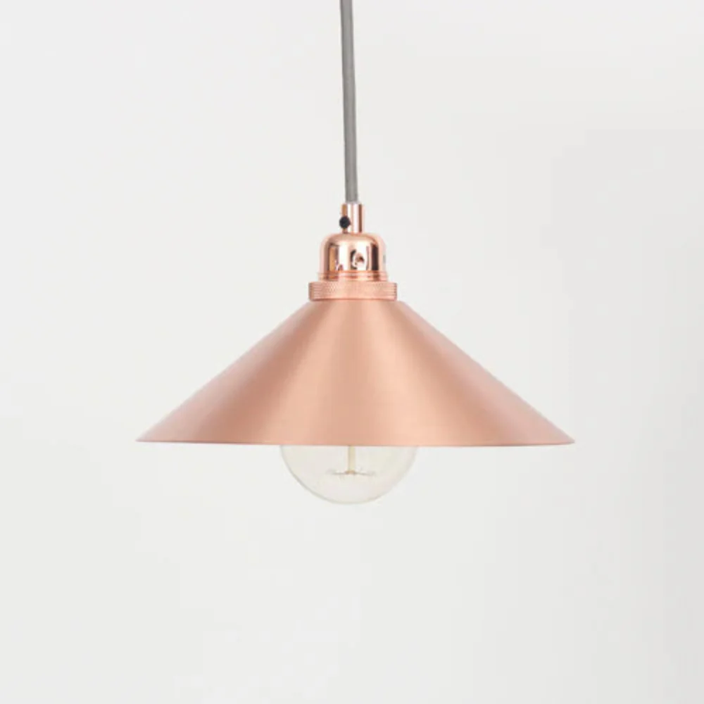 Frama Cone Small Copper Pendant Light Shade 25cm - Image 2
