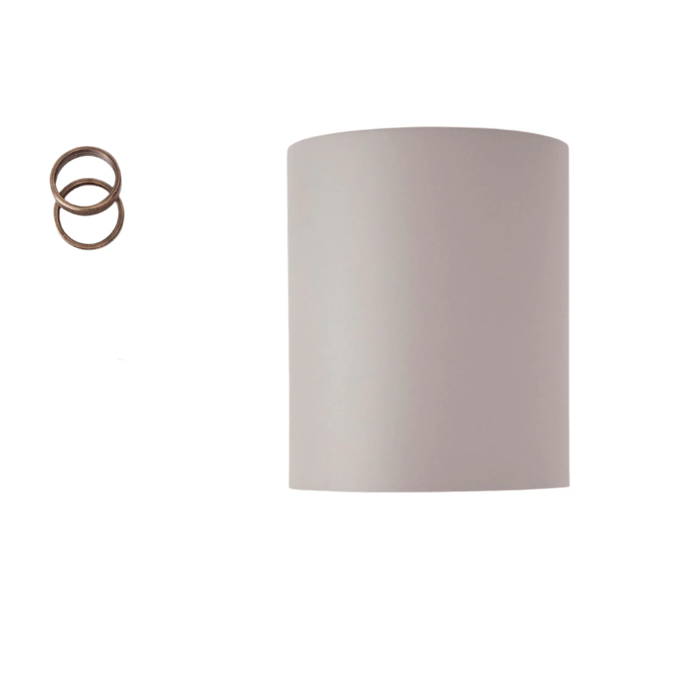 Frama Cylinder Medium Grey Aluminium Lampshade - Image 2