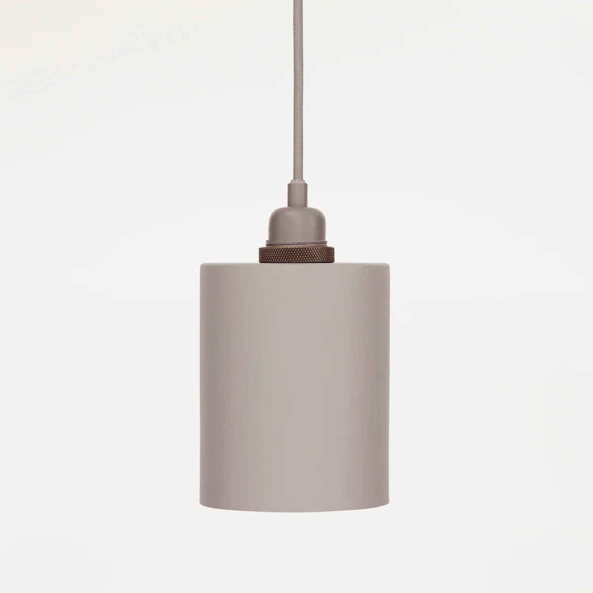 Frama Cylinder Medium Grey Aluminium Lampshade - Image 3