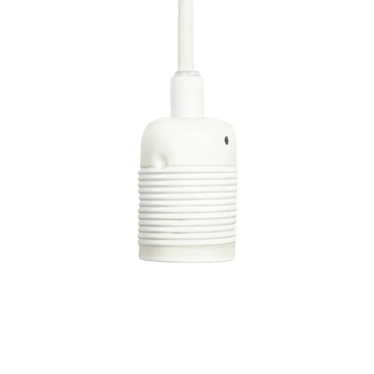 Frama E27 Pendant Matt White / White Cable