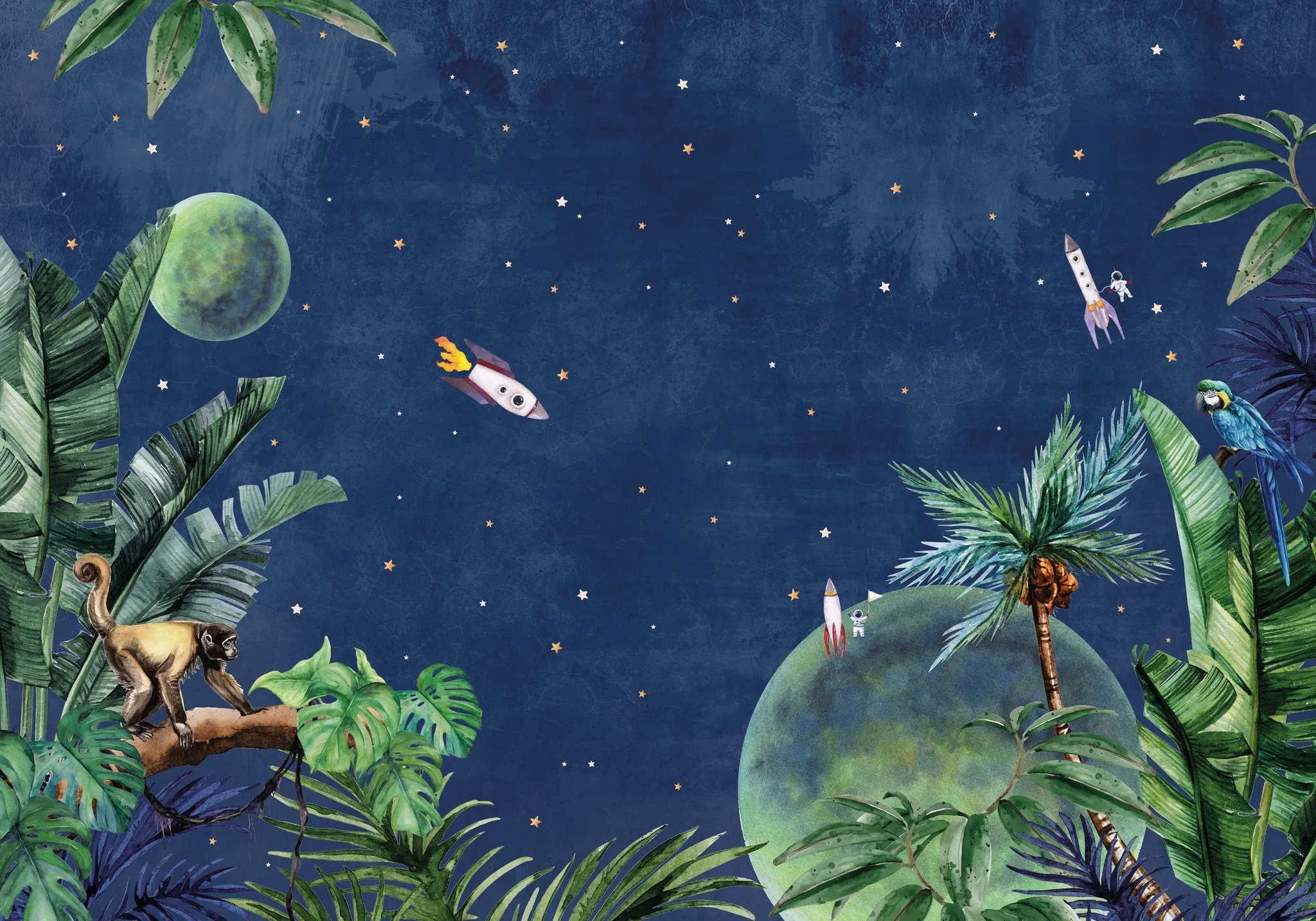 Creative Lab Amsterdam From Jungle To Space Wallpaper Mural - Image 3