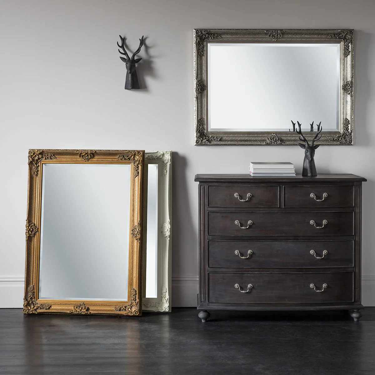 Gallery Direct Abbey Rectangle Mirror Silver 1095X790mm - Image 5