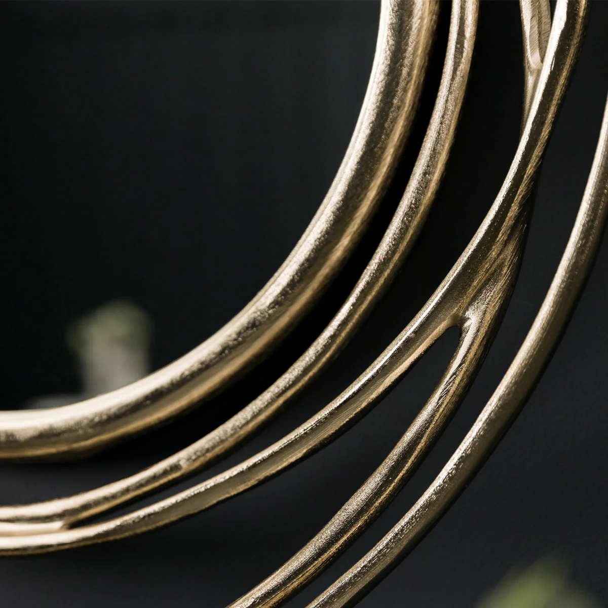 Gallery Direct Allende Mirror Satin Gold 660x80x660mm - Image 2