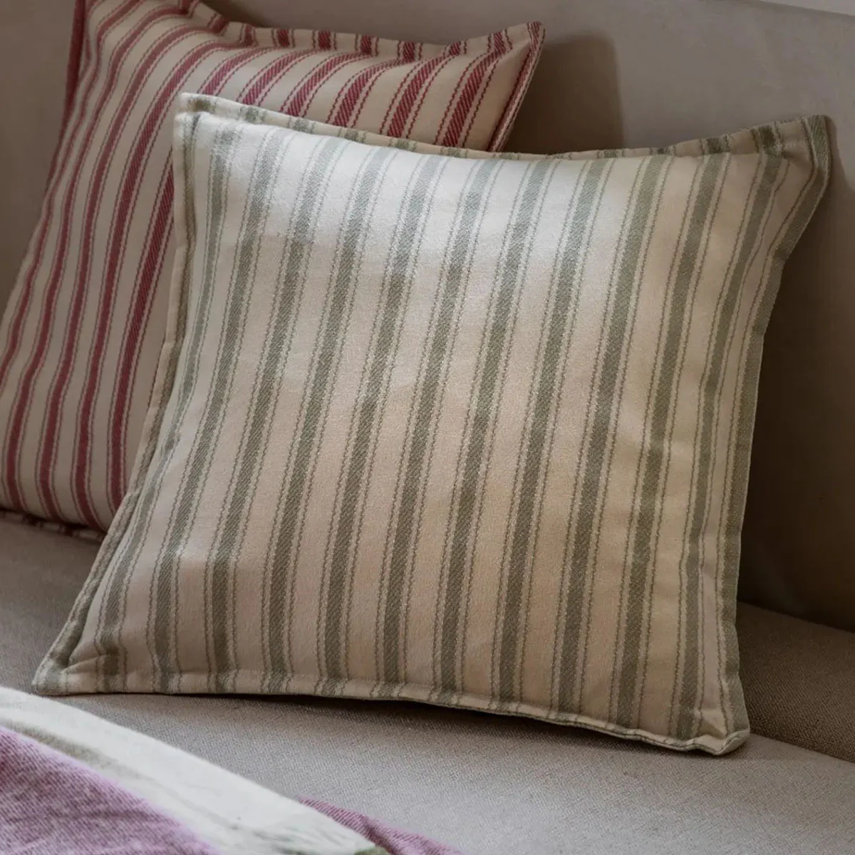 Gallery Direct Alston Woven Stripe Cushion - Image 10