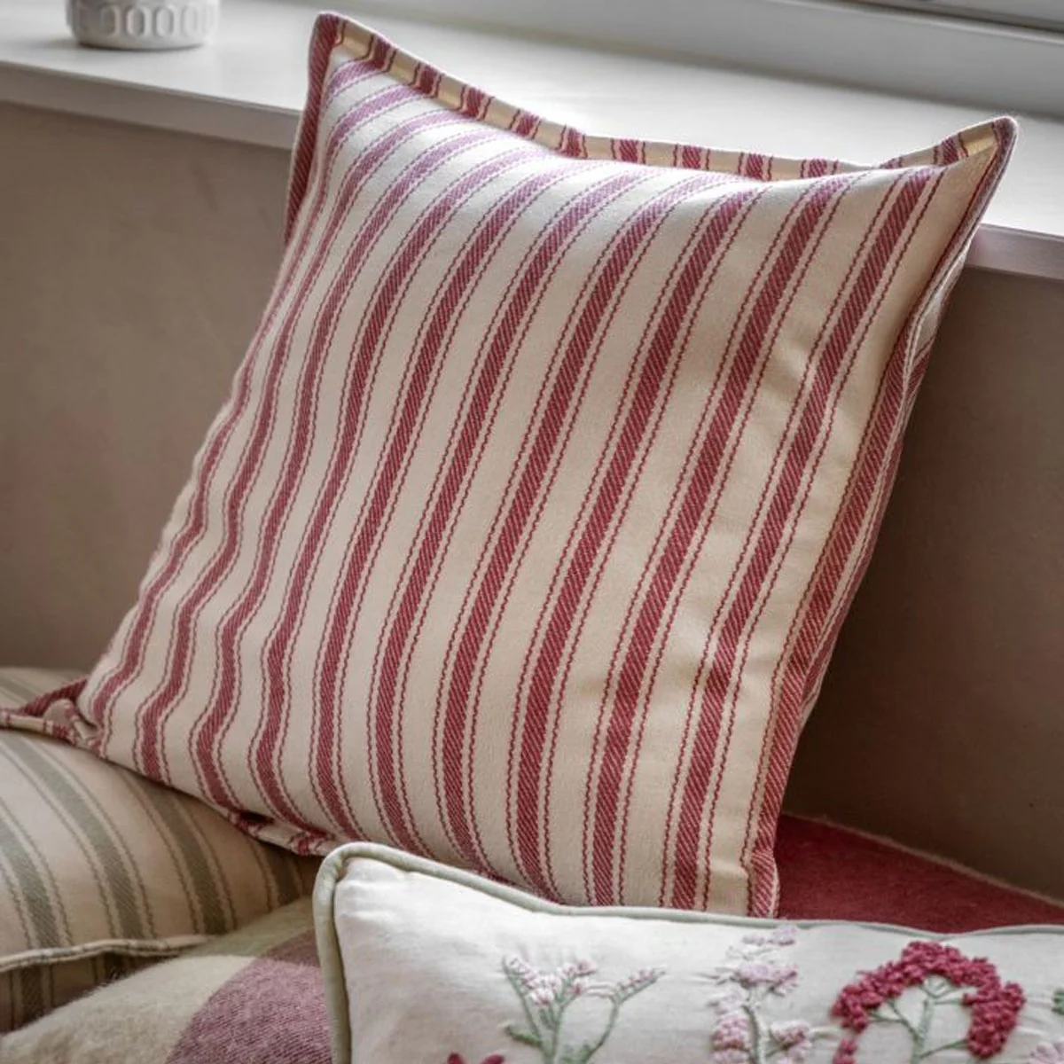 Gallery Direct Alston Woven Stripe Cushion - Image 8