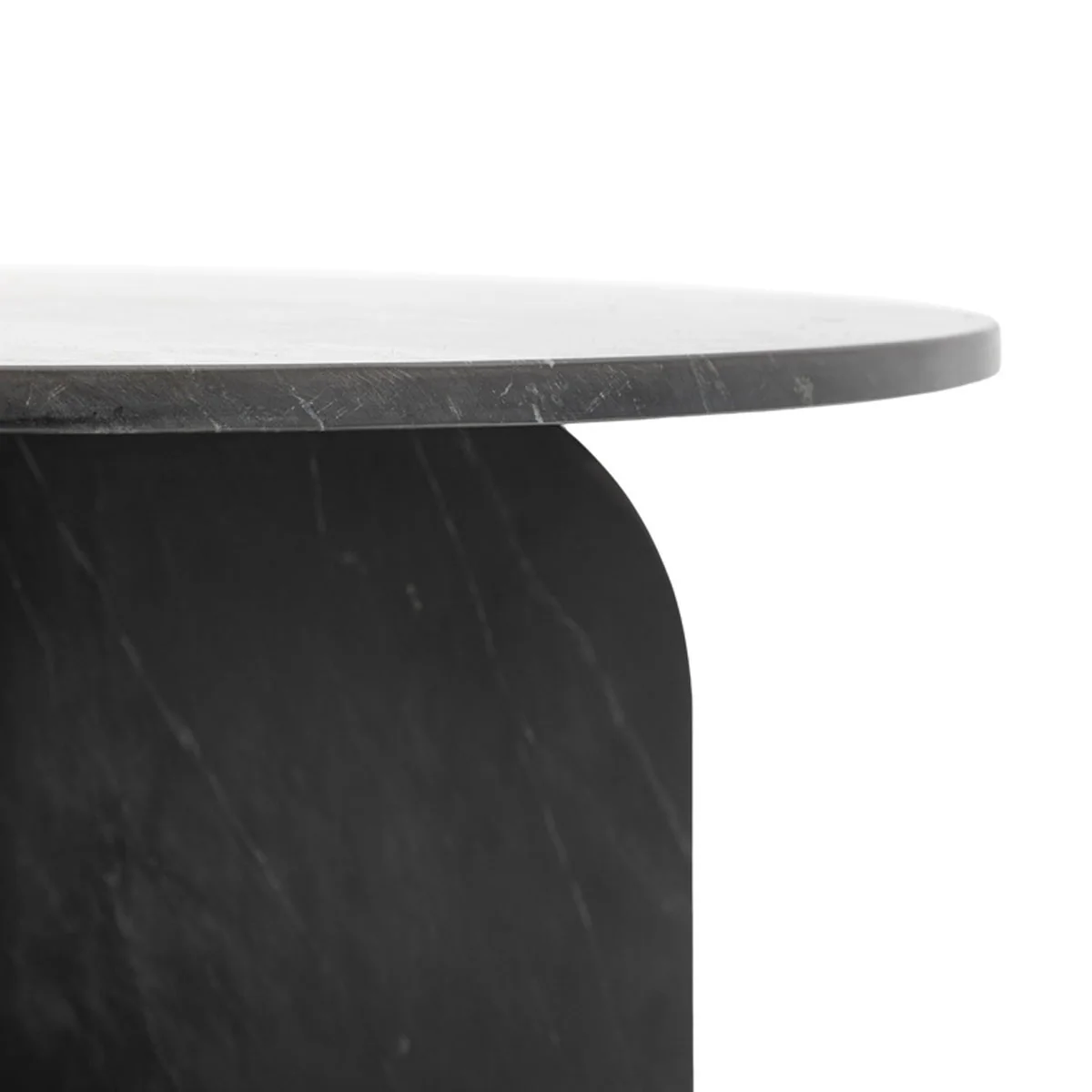 Gallery Direct Amalfi Coffee Table Black 800x800x400mm - Image 2