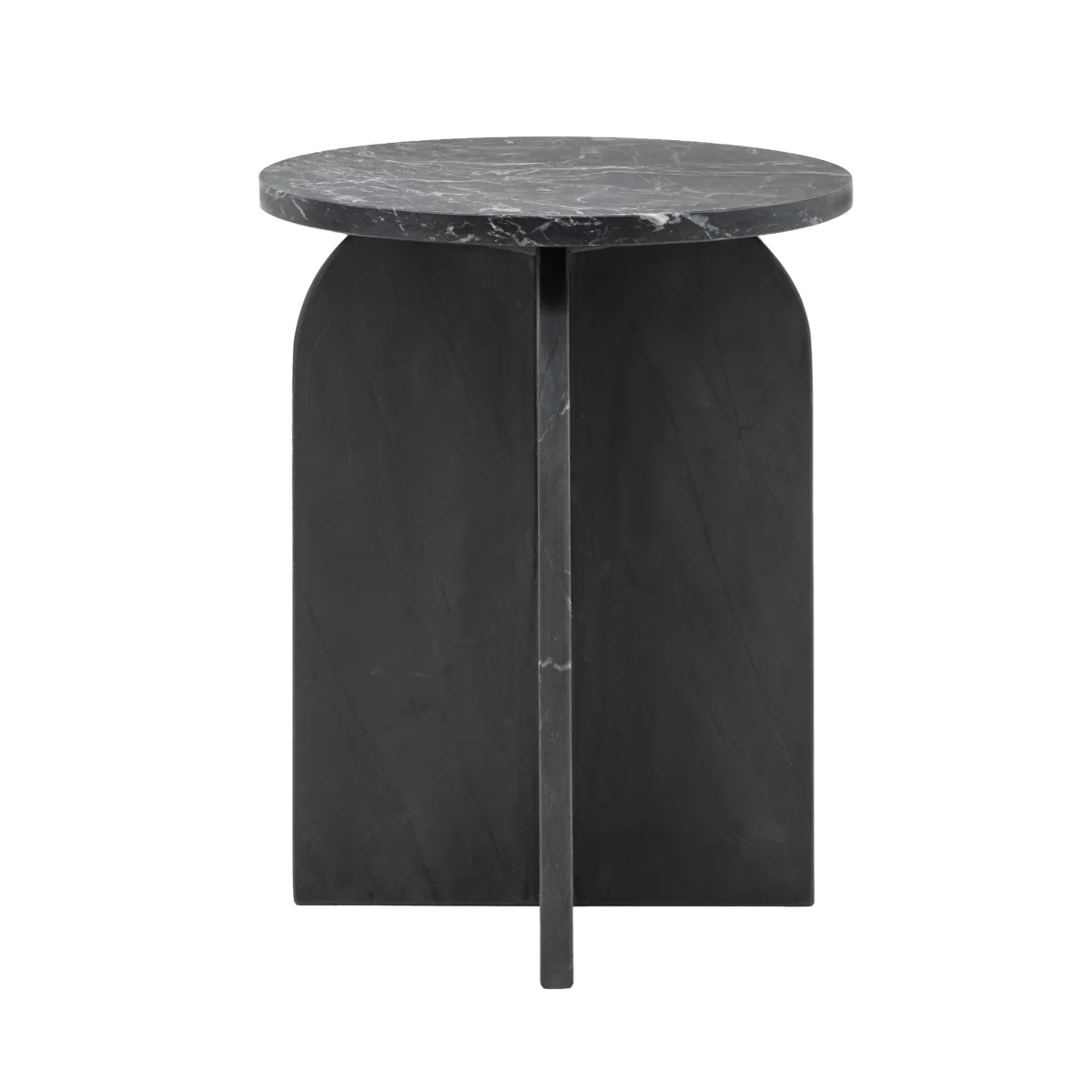 Gallery Direct Amalfi Side Table Black 400x400x500mm
