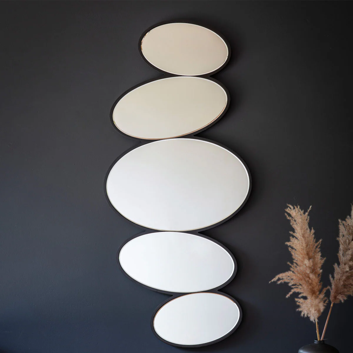 Gallery Direct Anderson Pebble Stack Mirror 540x1180mm - Image 3