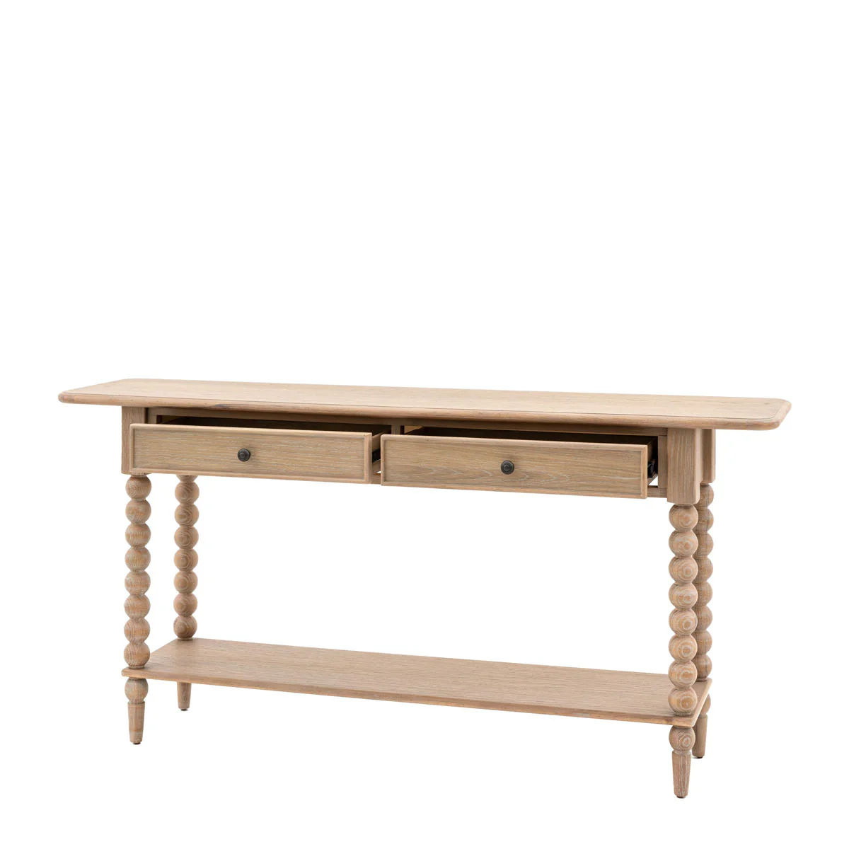 Gallery Direct Artisan 2 Drawer Console Table 1650x400x800mm - Image 2