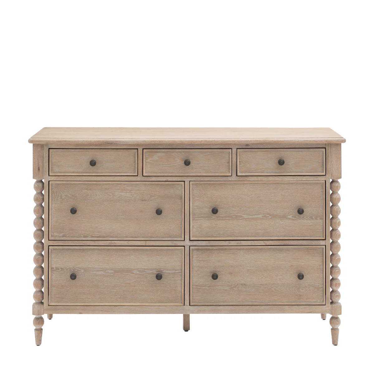 Gallery Direct Artisan 7 Drawer Chest 1400x450x900mm