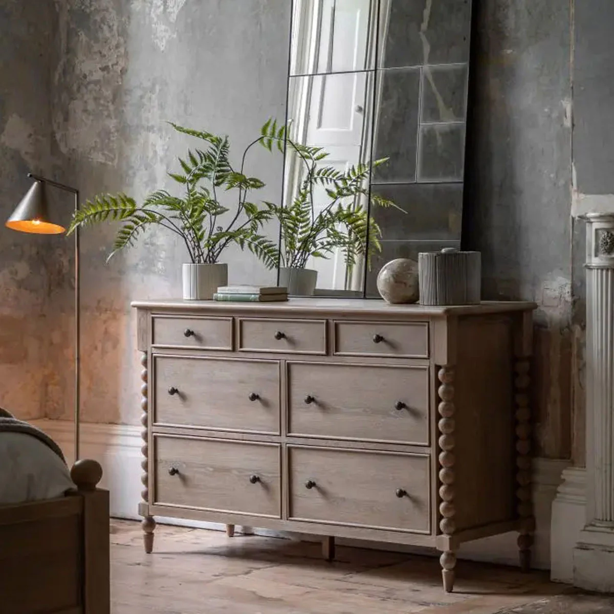 Gallery Direct Artisan 7 Drawer Chest 1400x450x900mm - Image 5