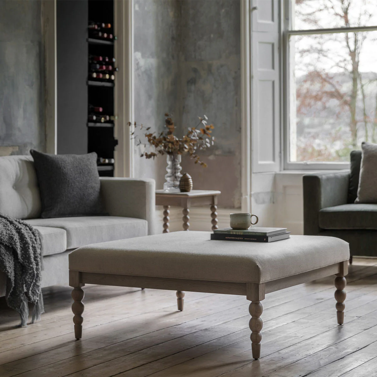 Gallery Direct Artisan Coffee Table 1000x1000x450mm - Image 3