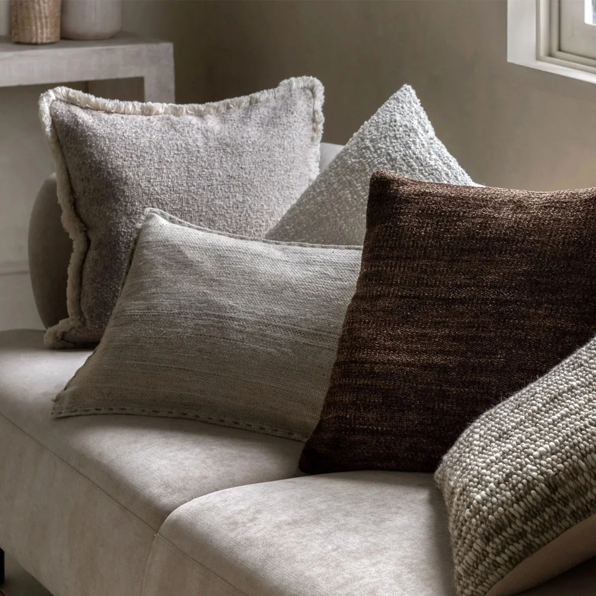 Gallery Direct Ashdown Cushion Ivory - Image 5