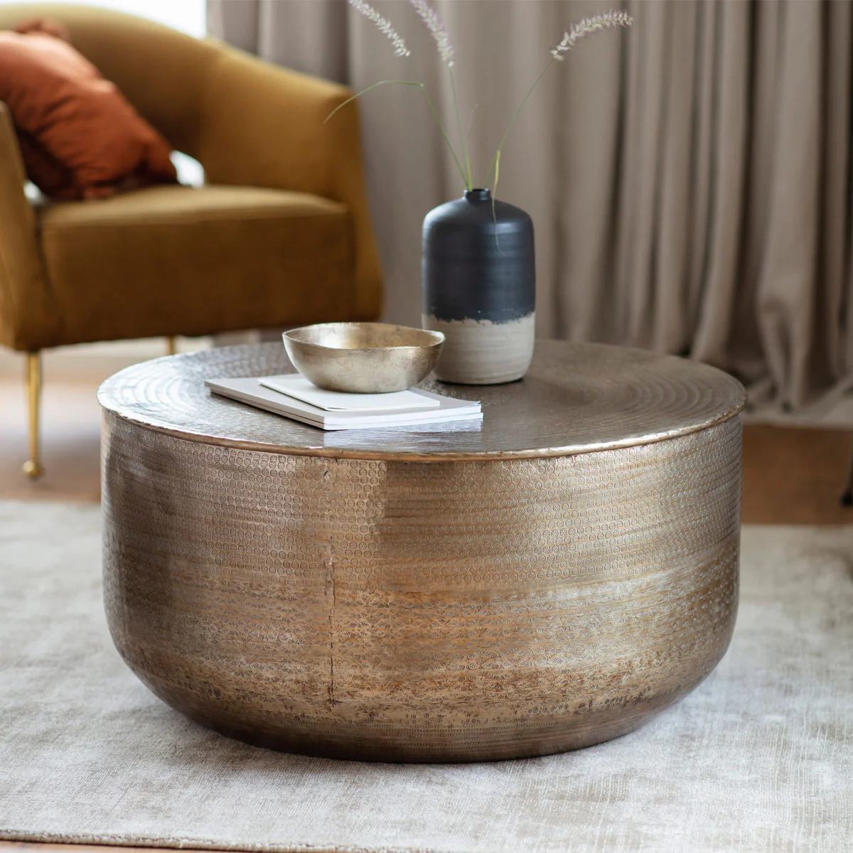 Gallery Direct Ashta Coffee Table 800x800x380mm - Image 2