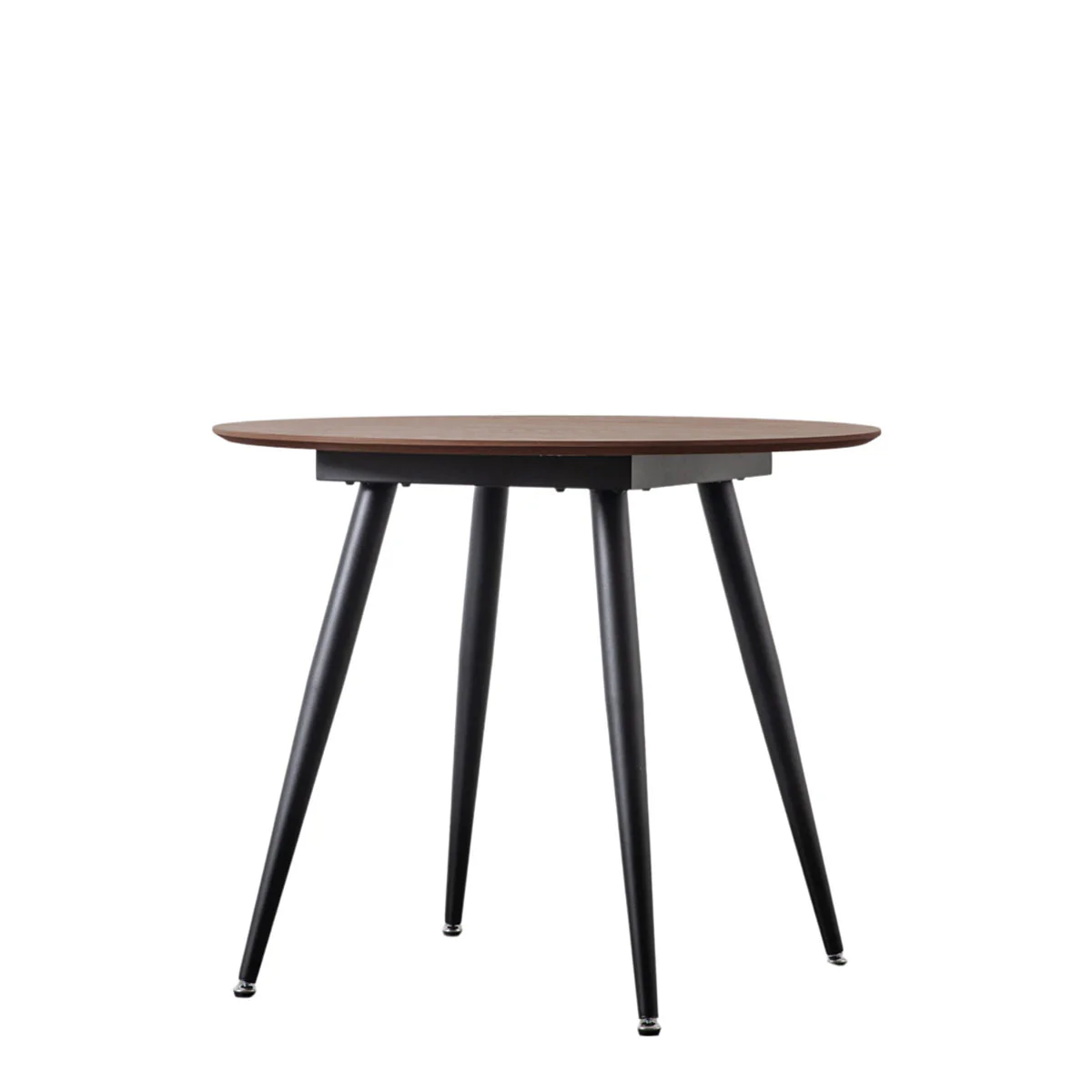 Gallery Direct Astley Round Dining Table Walnut 900x900x750mm - Image 2