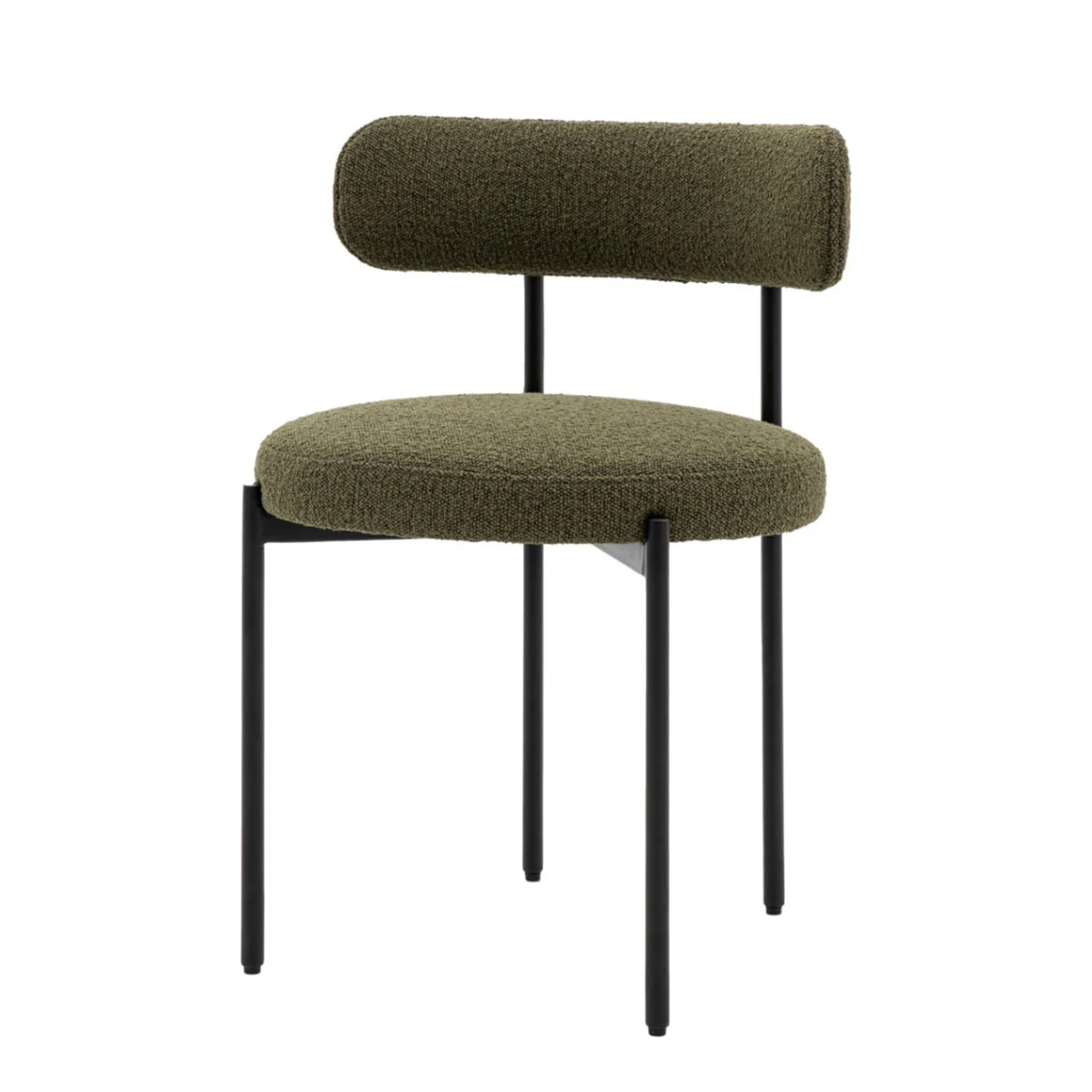 Gallery Direct Aveley Dining Chair Green (2pk) 525x510x750mm - Image 2