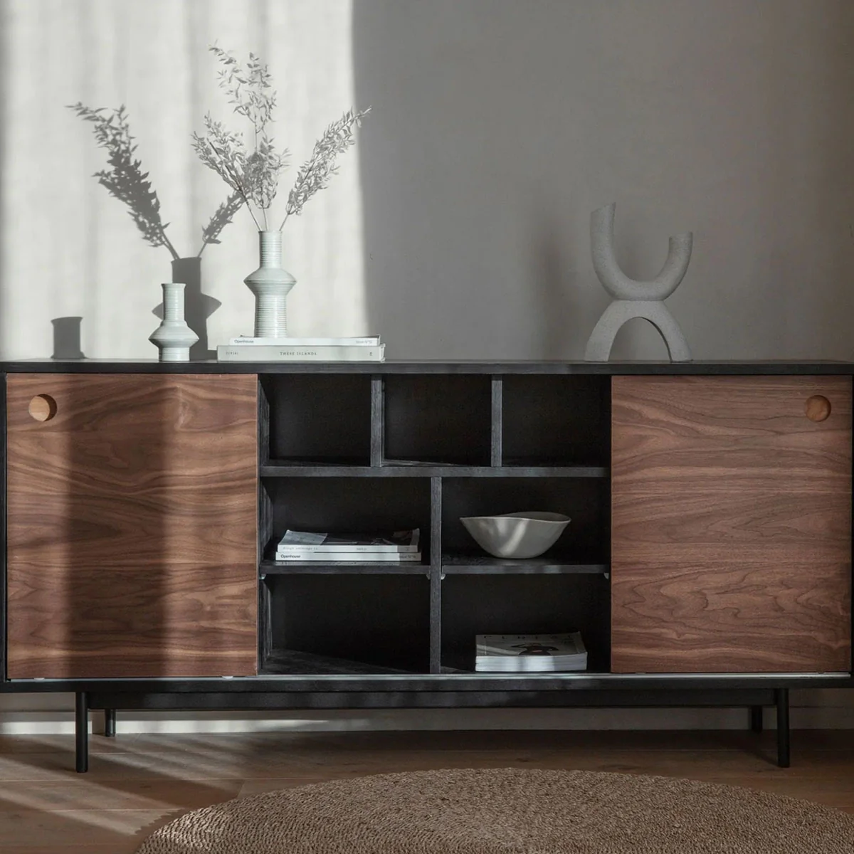 Gallery Direct Barbican Sideboard 1600x400x750mm - Image 3