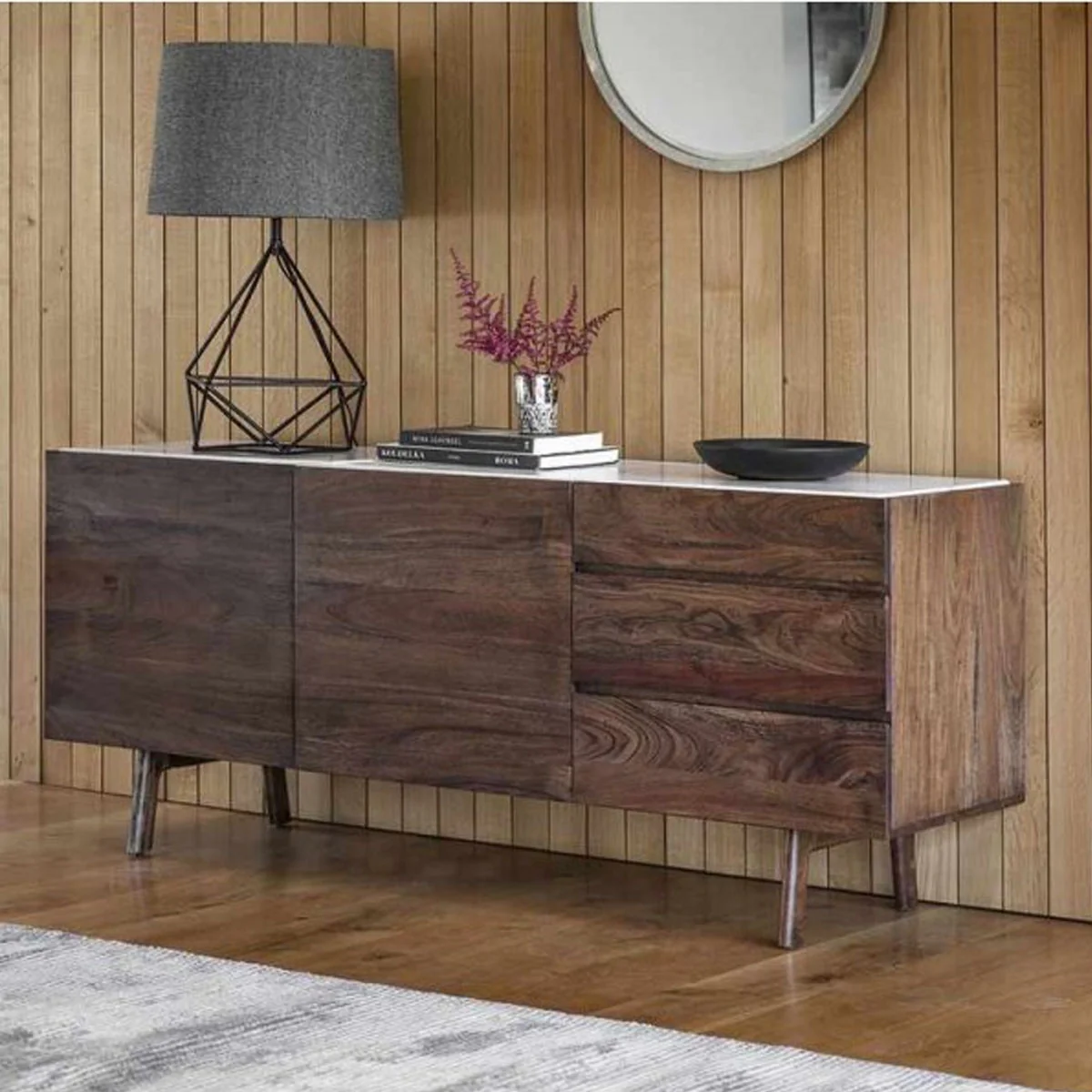 Gallery Direct Barcelona Sideboard 1650x450x700mm - Image 3