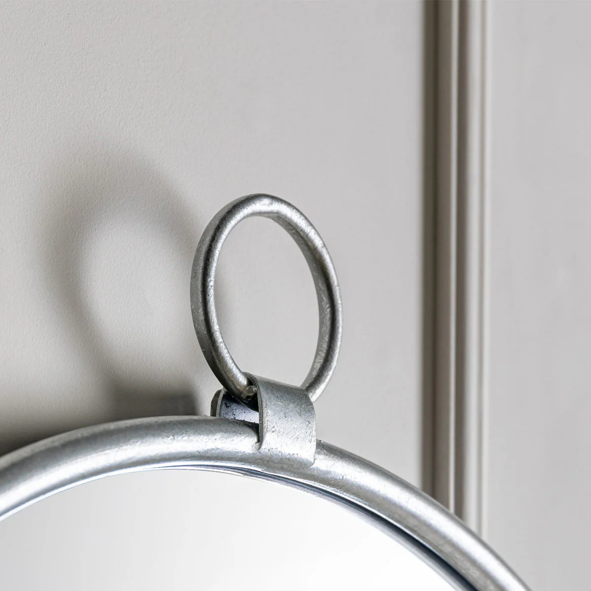 Gallery Direct Bayswater Silver Round Mirror 610x700mm - Image 3
