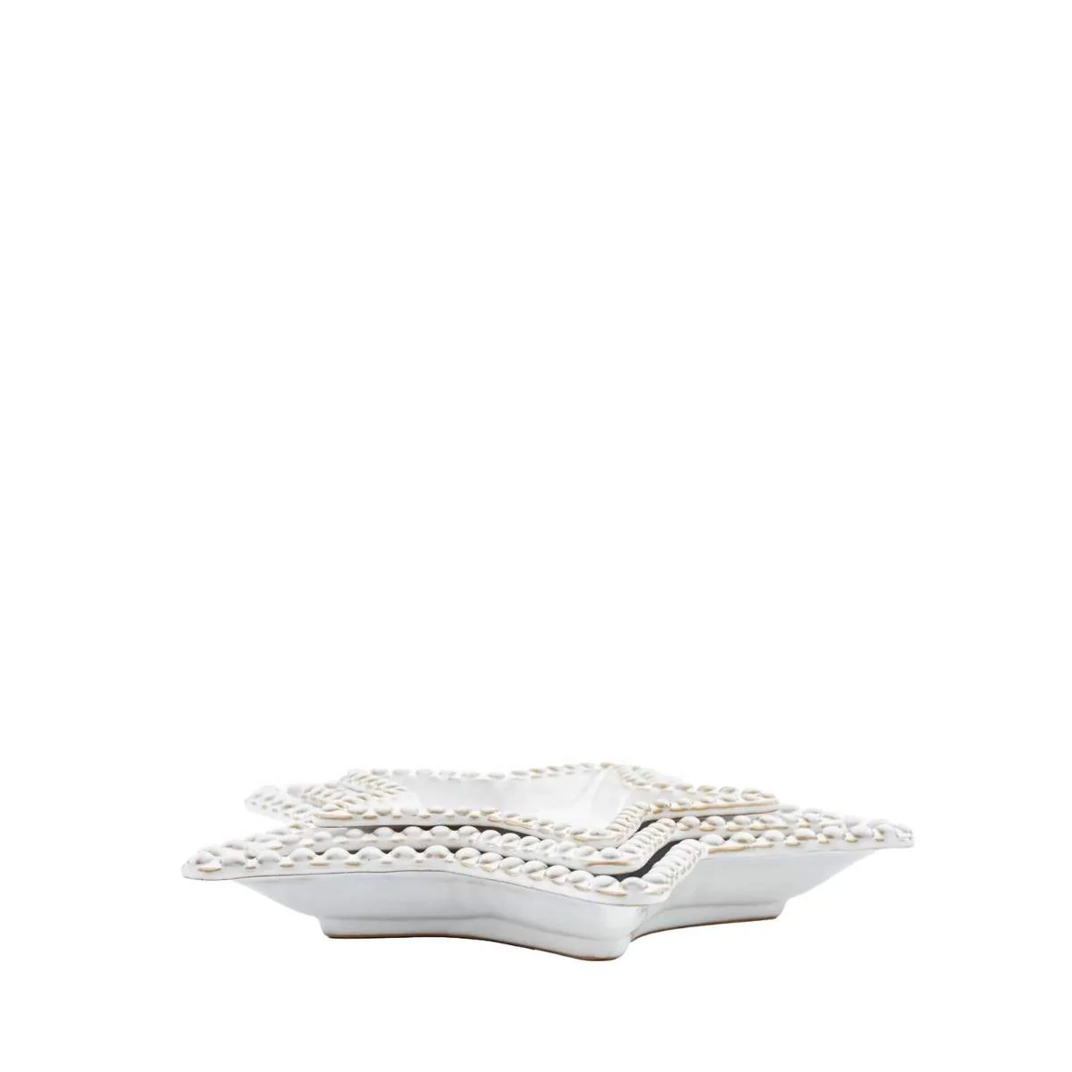 Gallery Direct Beaded Star Plate Set of 3 - Image 2