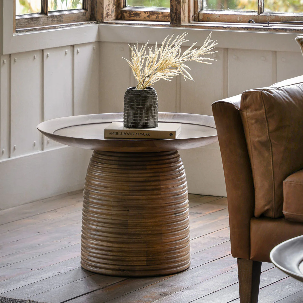 Gallery Direct Belmonte Side Table 700x700x480mm - Image 4